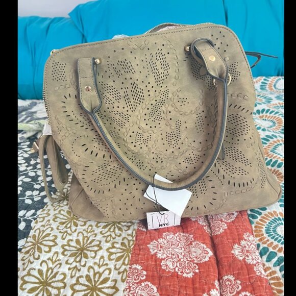 BNWT VR NYC by Target Hunter Green Satchel Purse - Picture 1 of 4